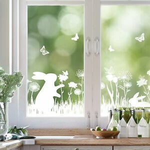 GA003 - BUNNY BUTTERFLY WINDOW