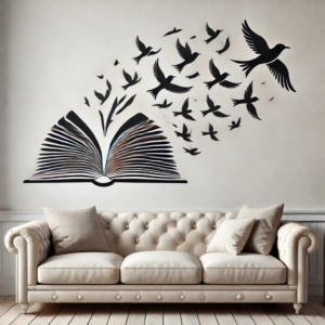 WA006 - BOOK FLYING SWALLOW BIRDS